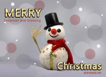 Free eCards - Snowman and Greeting