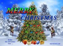 eCards Christmas Under the Christmas Tree, Under the Christmas Tree