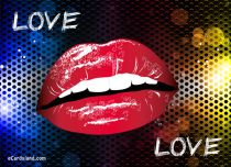 eCards Love Kiss of Love, Kiss of Love