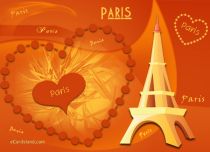 eCards Love Love in Paris, Love in Paris