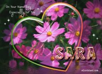 Free eCards, Name Day cards online - Flowers With A Wish