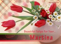 eCards Name Day - Women Tulips ecard, Tulips ecard