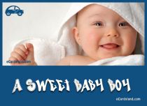 Free eCards, Baby card - A Sweet Baby Boy