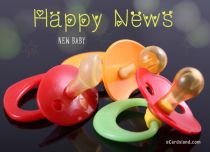Free eCards, Baby cards messages - Happy News