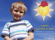 Free eCards, Funny Father's Day card - This Smile is Just for You
