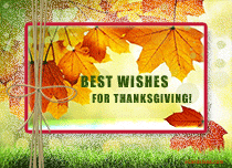 Free eCards Thanksgiving Day - Best Wishes for Thanksgiving