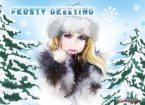 eCards Seasons Frosty Greeting, Frosty Greeting