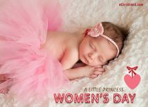 Free eCards, Women's Day card - A Little Princess