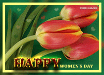 Free eCards, Women's Day e-cards - Tulips eCard