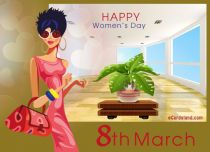 Free eCards, Women's Day e card - 8th March Happy day