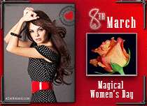 Free eCards, Women's Day ecards - Magical Women's Day