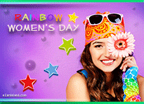 Free eCards, Women's Day card - Rainbow Women's Day