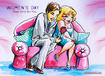 Free eCards, Women's Day card - Rose Only for You