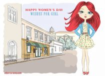 Free eCards, Free Women's Day card - Wishes for Girl