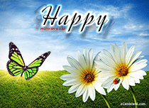 Free eCards Mother's Day - Butterfly for Mother's Day