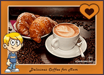 Free eCards, Mother's Day e-cards - Delicious Coffee for Mom