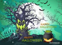 Free eCards - Classic Halloween Message