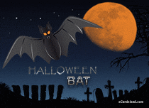   eCards - Halloween Bat