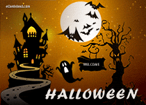 Free eCards, Halloween e card - Halloween Ghost eCard