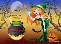 eCards Halloween Making Halloween Magic, Making Halloween Magic