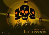 Free eCards Halloween - Most Scary Halloween