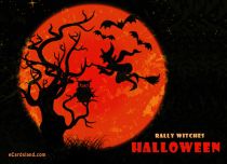 Free eCards Halloween - Rally Witches