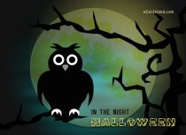 eCards Halloween In the Night, In the Night