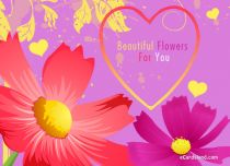 Free eCards, Happy Name Day greeting cards - Flowers eCard