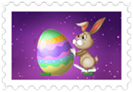 64.Easter eggs and rabbit